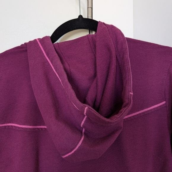 Athleta Sphinx pink long line hoodie sz M - Picture 9 of 9